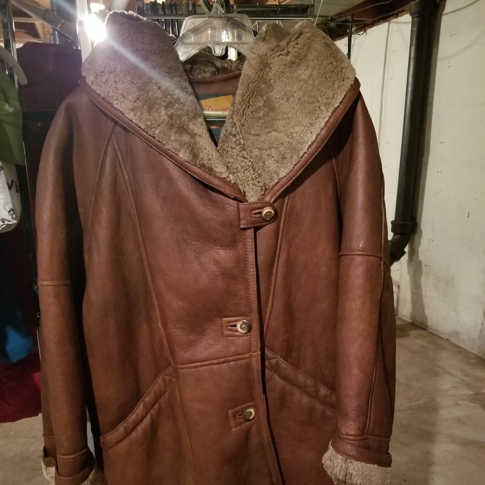 Walter Davoucci Genuine Shearling Coat